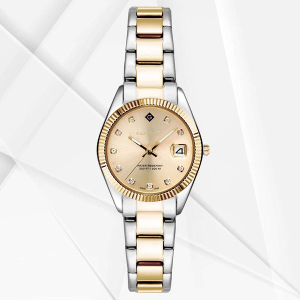 Γυναικείο Ρολόι Gant Sussex Mini G181016 με Δίχρωμο Μπρασελέ