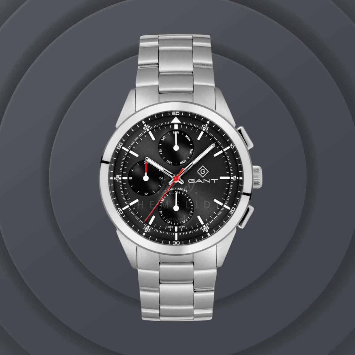 Ρολόι Gant Webster G188001 Χρονογράφος Με Ασημί Μπρασελέ