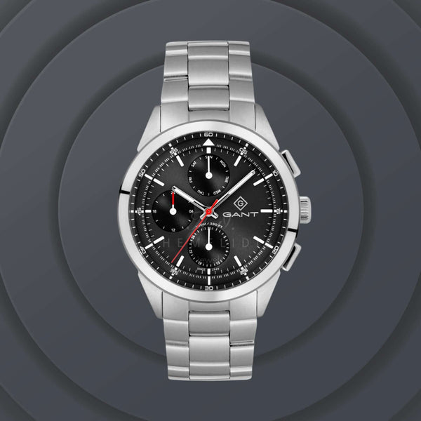 Ρολόι Gant Webster G188001 Χρονογράφος Με Ασημί Μπρασελέ