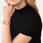 Τετράγωνο Ρολόι Michael Kors Empire MK7406 Με Χρυσό Μπρασελέ