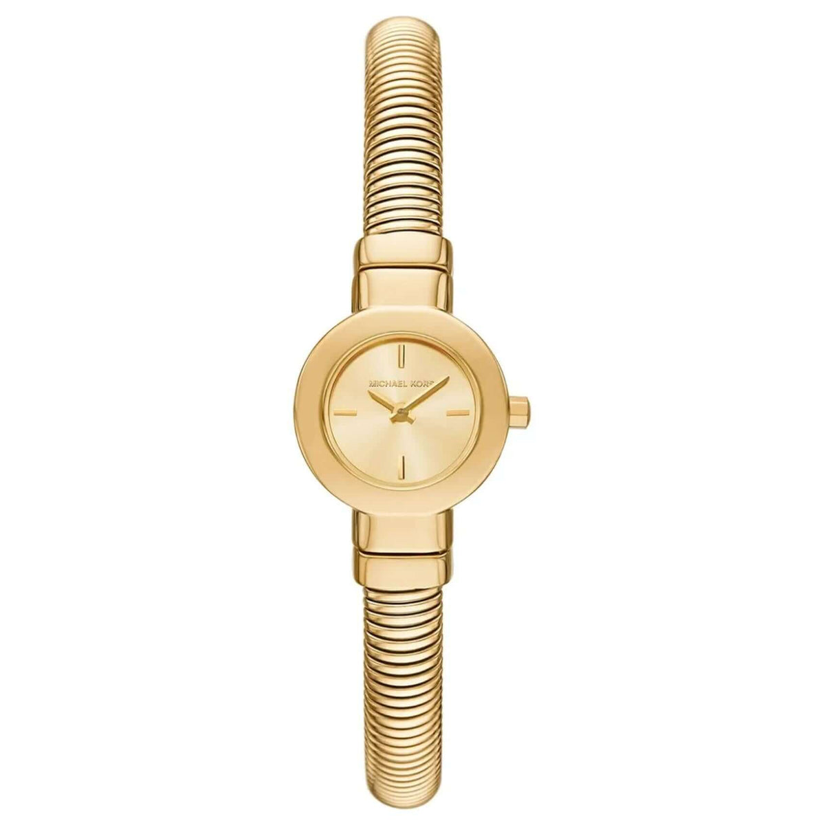 Γυναικείο ρολόι Michael Kors Gramercy MK7527 με ατσάλινο μπρασελέ σε χρυσό χρώμα και κάντραν διαμέτρου 21mm σε χρυσό χρώμα.