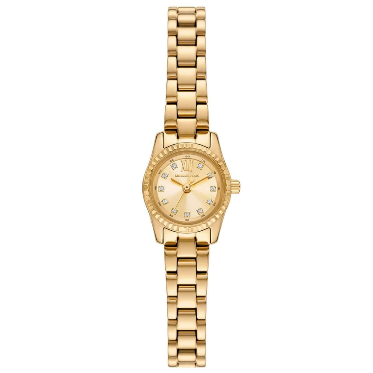 Γυναικείο ρολόι Michael Kors Lexington MK4862 με χρυσό ατσάλινο μπρασελέ και χρυσό καντράν 30mm με ζιργκόν.