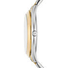 Ρολόι Michael Kors Slim Runway MK4735 Με Δίχρωμο Μπρασελέ & Άσπρο Καντράν