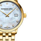 Ρολόι Raymond Weil Toccata Diamonds 5985-P-97081 Με Χρυσό Μπρασελέ & Διαμάντια