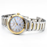 Γυναικείο ρολόι Roamer Eos Ladies 982847-47-20-20 με δίχρωμο ασημί-χρυσό ατσάλινο μπρασελέ και άσπρο καντράν διαμέτρου 34mm.