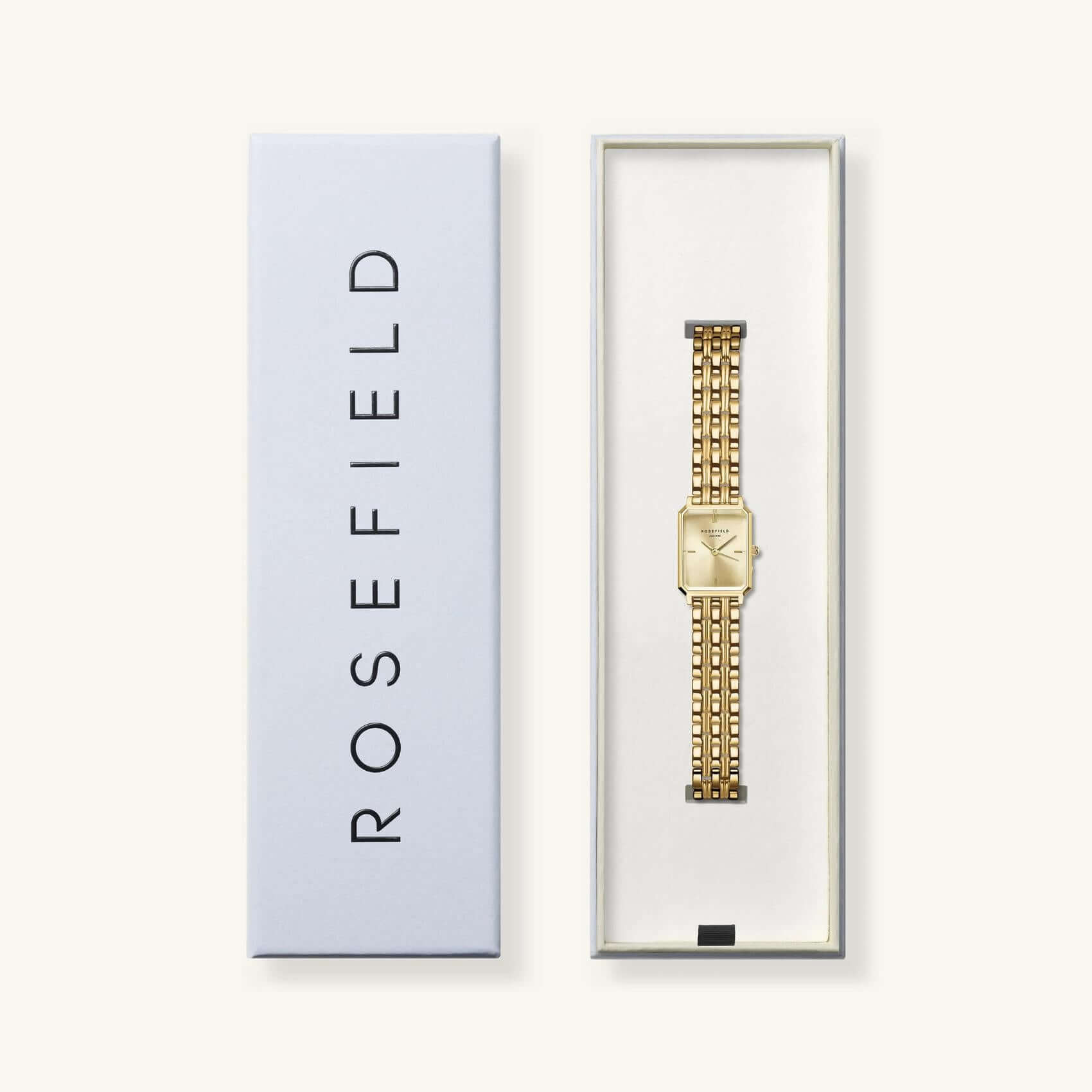 Συσκευασία ρολογιού Rosefield Octagon XS Champagne OCGSG-O82.