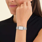 Ρολόι Rosefield Octagon XS Silver OWGSS-O63 Με Ασημί Μπρασελέ