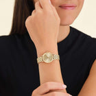 Ρολόι Rosefield Small Edit Champagne SCGSG-S05 Με Χρυσό Μπρασελέ