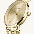 Ρολόι Rosefield Small Edit Champagne SCGSG-S05 Με Χρυσό Μπρασελέ