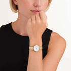 Ρολόι Rosefield Small Edit Gold SEWGSG-SE02 Με Χρυσό Μπρασελέ