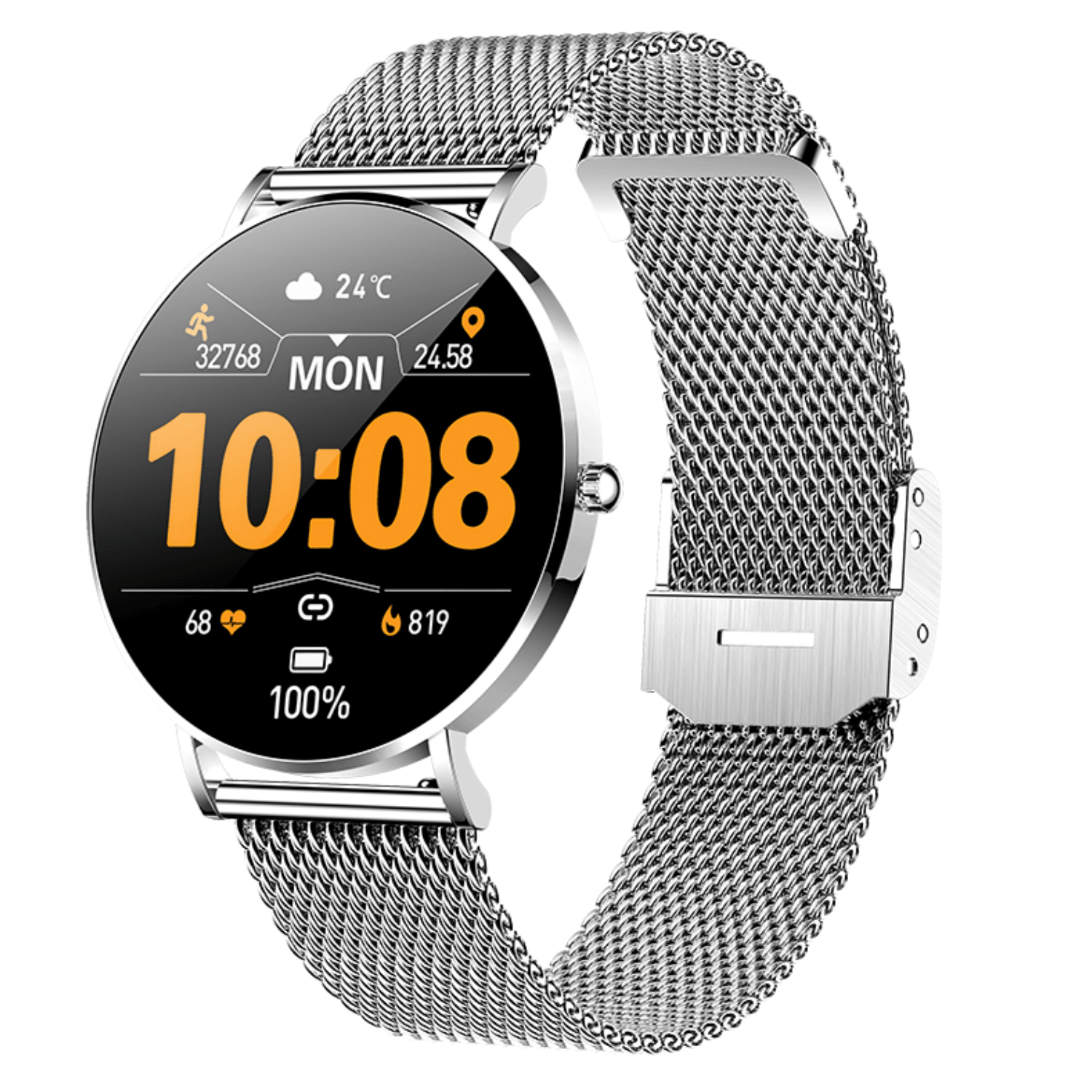 Ρολόι Smartwatch VOGUE Astrea Με Ασημί Μπρασελέ 2020950481