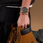 Ρολόι Timberland Campton TDWGF0055402 Με Ταμπά Δερμάτινο Λουράκι
