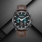 Ρολόι Timberland Henniker II TDWGF0095002 Με Καφέ Δερμάτινο Λουράκι
