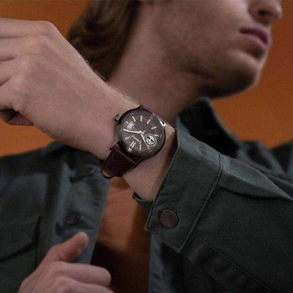 Ρολόι Timberland Trumbull TDWGB0041004 Με Καφέ Δερμάτινο Λουράκι