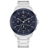 Αντρικό Ρολόι Tommy Hilfiger Henry 1710684 Με Ασημί Μπρασελέ