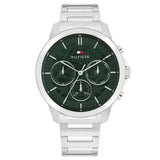 Αντρικό ρολόι Tommy Hilfiger Henry 1710686 Με Ασημί Μπρασελέ