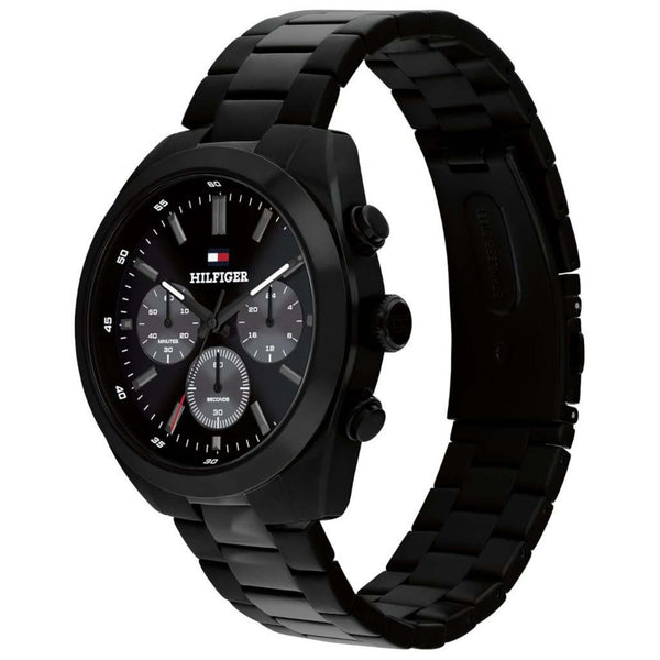 Ρολόι Tommy Hilfiger Hudson 1710724 Με Μαύρο Ατσάλινο Μπρασελέ