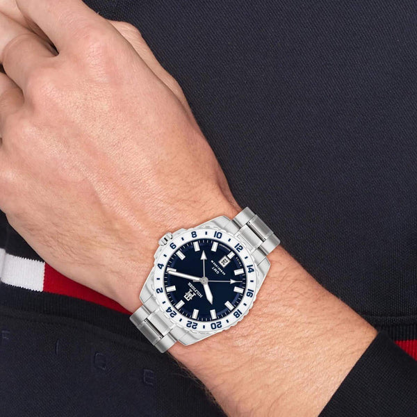 Ρολόι Tommy Hilfiger Lance 1792132 Με Ασημί Μπρασελέ
