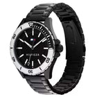 Ρολόι Tommy Hilfiger Logan 1792014 Με Μαύρο Μπρασελέ