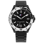 Ρολόι Tommy Hilfiger Logan 1792014 Με Μαύρο Μπρασελέ