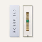 Ρολόι Rosefield Heirloom HEGSG-H05 Με Πράσινο Καντράν