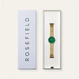 Συσκευασία ρολογιού Rosefield Small Edit Emerald SEEGMG-SE72.