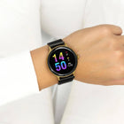 Ρολόι Smartwatch Oozoo Q00137 Με Μαύρο Μπρασελέ