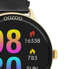 Ρολόι Smartwatch Oozoo Q00137 Με Μαύρο Μπρασελέ
