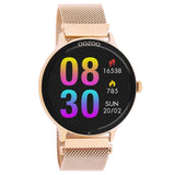 Ρολόι Smartwatch Oozoo Q00138 Με Ροζ Χρυσό Μπρασελέ