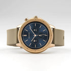 Ρολόι Smartwatch Oozoo Q00302 Με Μπεζ Λουράκι Καουτσούκ