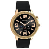 Ρολόι Smartwatch Oozoo Q00303 Με Μαύρο Λουράκι Καουτσούκ