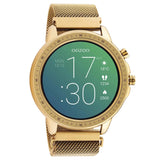 Ρολόι Smartwatch Oozoo Q00307 Με Ροζ Χρυσό Ατσάλινο Μπρασελέ