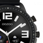 Ρολόι Smartwatch Oozoo Q00309 Με Μαύρο Ατσάλινο Μπρασελέ