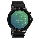 Ρολόι Smartwatch Oozoo Q00309 Με Μαύρο Ατσάλινο Μπρασελέ