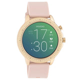 Ρολόι Smartwatch Oozoo Q00324 Με Ροζ Καουτσούκ Λουράκι