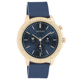Ρολόι Smartwatch Oozoo Q00326 Με Μπλε Καουτσούκ Λουράκι