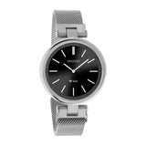 Ρολόι Smartwatch Oozoo Q00408 Με Ασημί Ατσάλινο Μπρασελέ