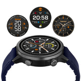 Κοντινό στο μαύρο καντράν του Smartwatch Timberland Trail Force S1 TDIGB0064502.