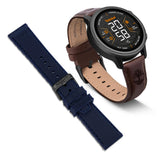 Smartwatch Timberland Trail Force S1 TDIGB00645012 σετ με καφέ δερμάτινο λουράκι και μαύρο καντράν και μπλε λουράκι σιλικόνης 48 mm