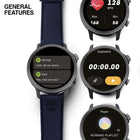 Ρολόι Smartwatch Timberland Trail Force S1 TDIGB0064502 Sετ με Καφέ Δερμάτινο Λουράκι
