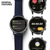Smartwatch Timberland Trail Force S1 TDIGB0064502, σιλικόνη, μαύρο καντράν 48 mm, general features