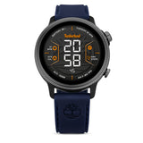 Smartwatch Timberland Trail Force S1 TDIGB00645012 με μπλε λουράκι σιλικόνης και μαύρο καντράν 48 mm.