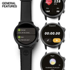Ρολόι Smartwatch Timberland Trail Force S1 TDIGB0064503 Set με Ταμπά Δερμάτινο Λουράκι