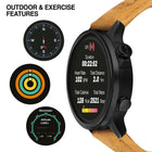 Ρολόι Smartwatch Timberland Trail Force S1 TDIGB0064503 Set με Ταμπά Δερμάτινο Λουράκι