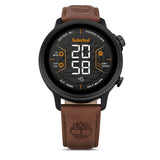 Ρολόι Smartwatch Timberland Trail Force S1 TDIGB00645X0 Set με Καφέ Δερμάτινο Λουράκι και Extras Λουράκια Σιλικόνης
