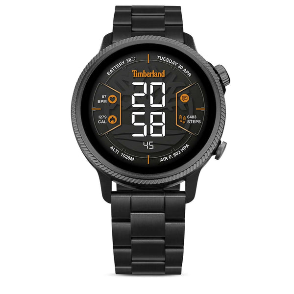 Ρολόι Smartwatch Timberland Trail Force S1 TDIGB00645X1 Set με Ταμπά Δερμάτινο Λουράκι