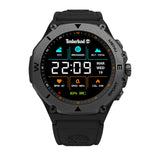 Smartwatch Timberland Trail Force S2 TDIGB0089801 με μαύρο λουράκι σιλικόνης και μαύρο καντράν 50mm.