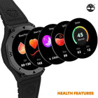 Ρολόι Smartwatch Timberland Trail Force S2 TDIGB0089801 Με Μαύρο Λουράκι Σιλικόνης