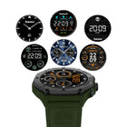 Ρολόι Smartwatch Timberland Trail Force S2 TDIGB0089803 Με Πράσινο Λουράκι Σιλικόνης