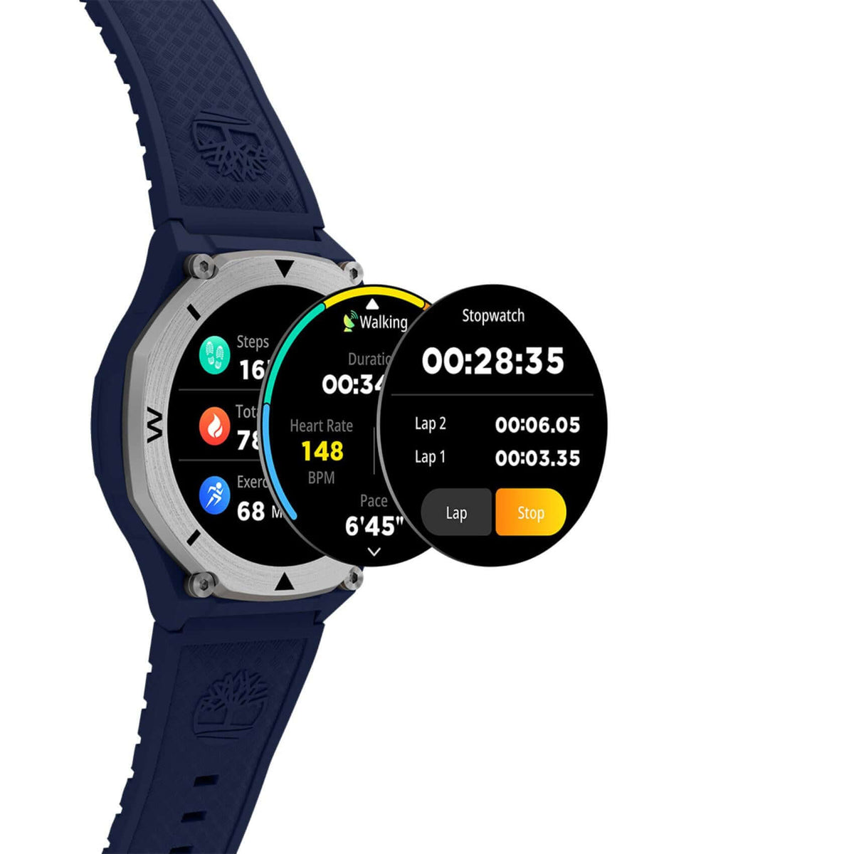 Smartwatch Timberland Trail Force S2 TDIGB00898X1 time features
